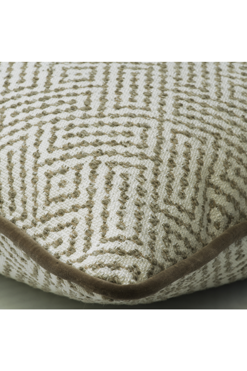 Geometric Patterned Cushion | Andrew Martin Driftwood | Oroatrade.com