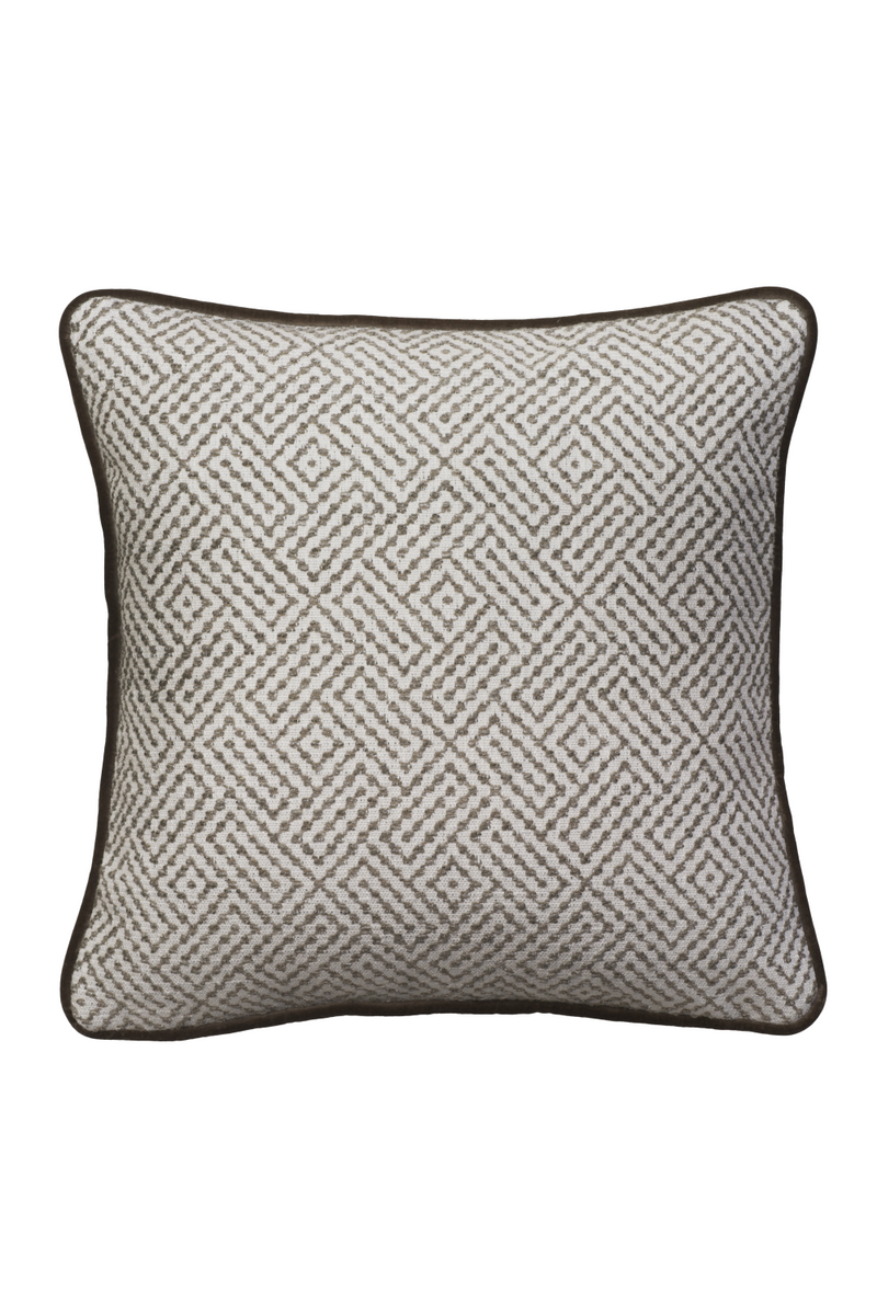 Geometric Patterned Cushion | Andrew Martin Driftwood | Oroatrade.com