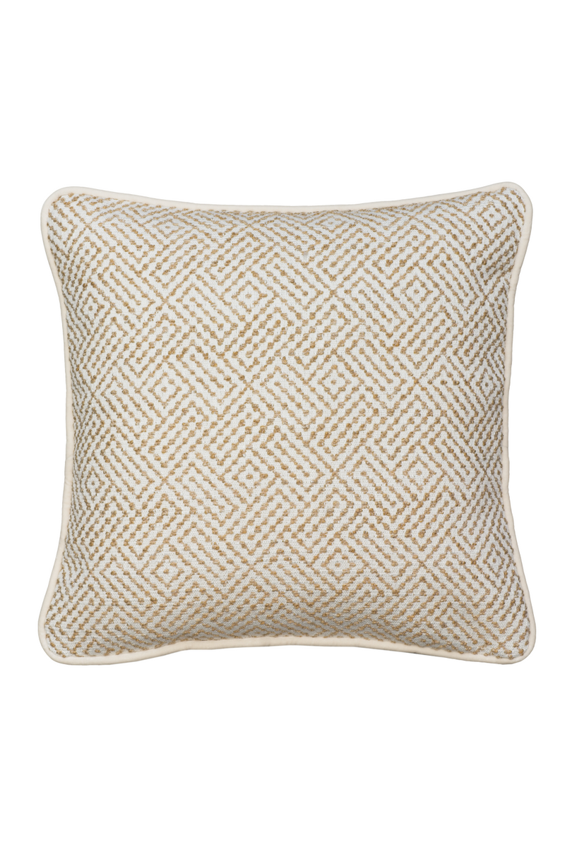 Geometric Patterned Cushion | Andrew Martin Driftwood | Oroatrade.com