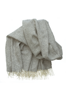 Wool Fringed Throw | Andrew Martin Herringbone | Oroatrade.com