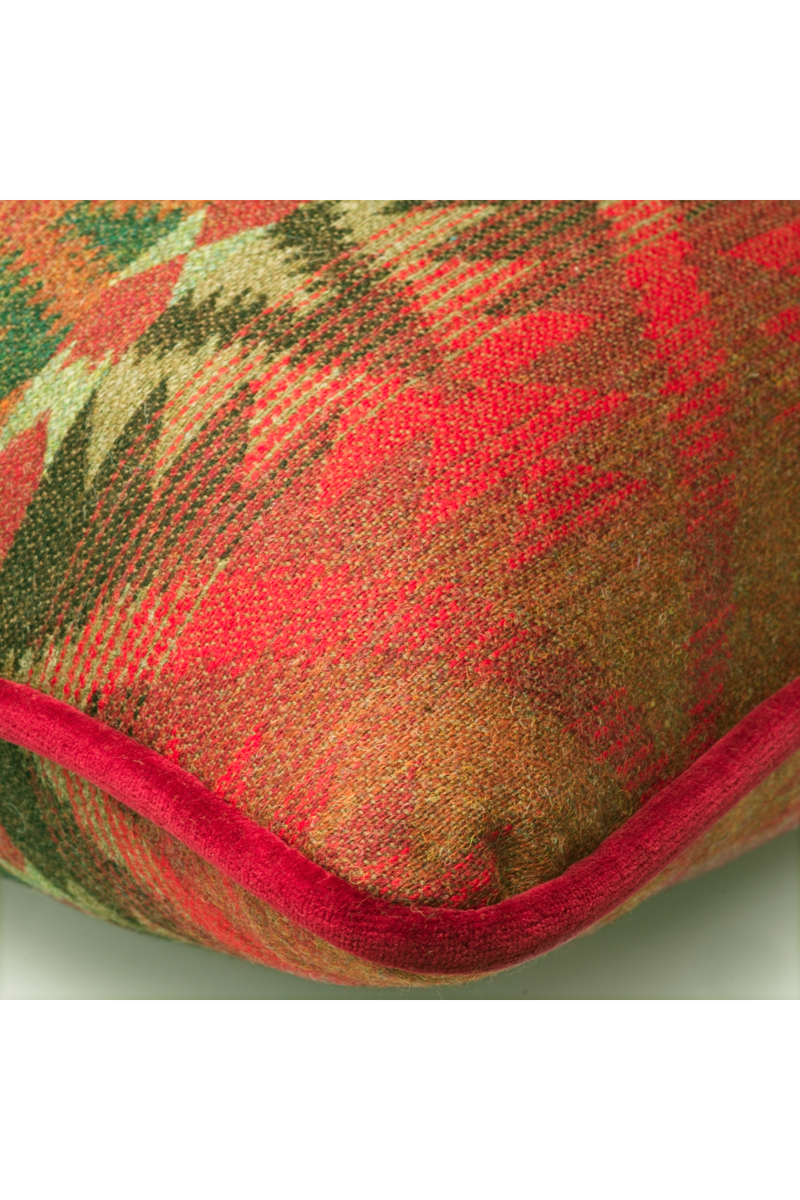 Wool Kilim Cushion | Andrew Martin Mendoza Malbec | Oroatrade.com