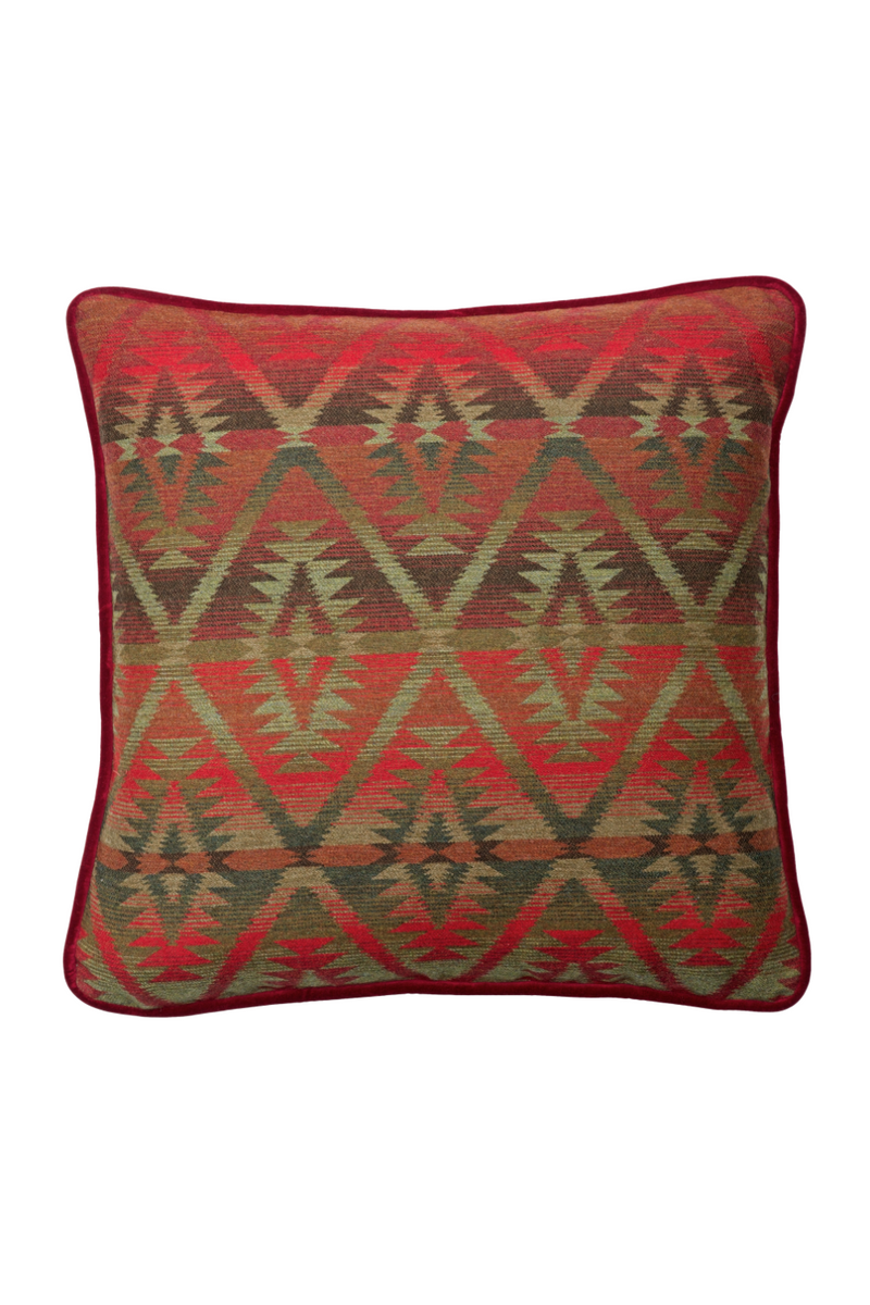 Wool Kilim Cushion | Andrew Martin Mendoza Malbec | Oroatrade.com