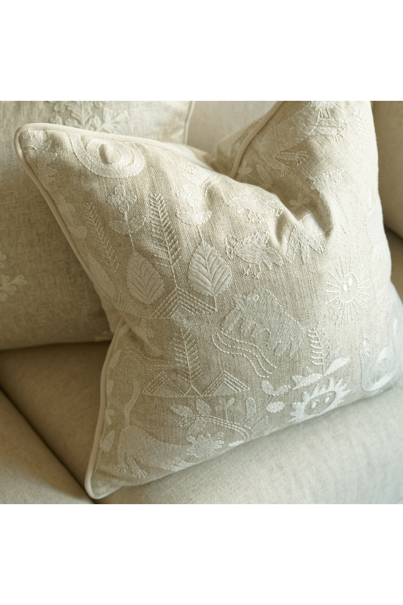 Embroidered Linen Cushion | Andrew Martin Scout | Oroatraed.com