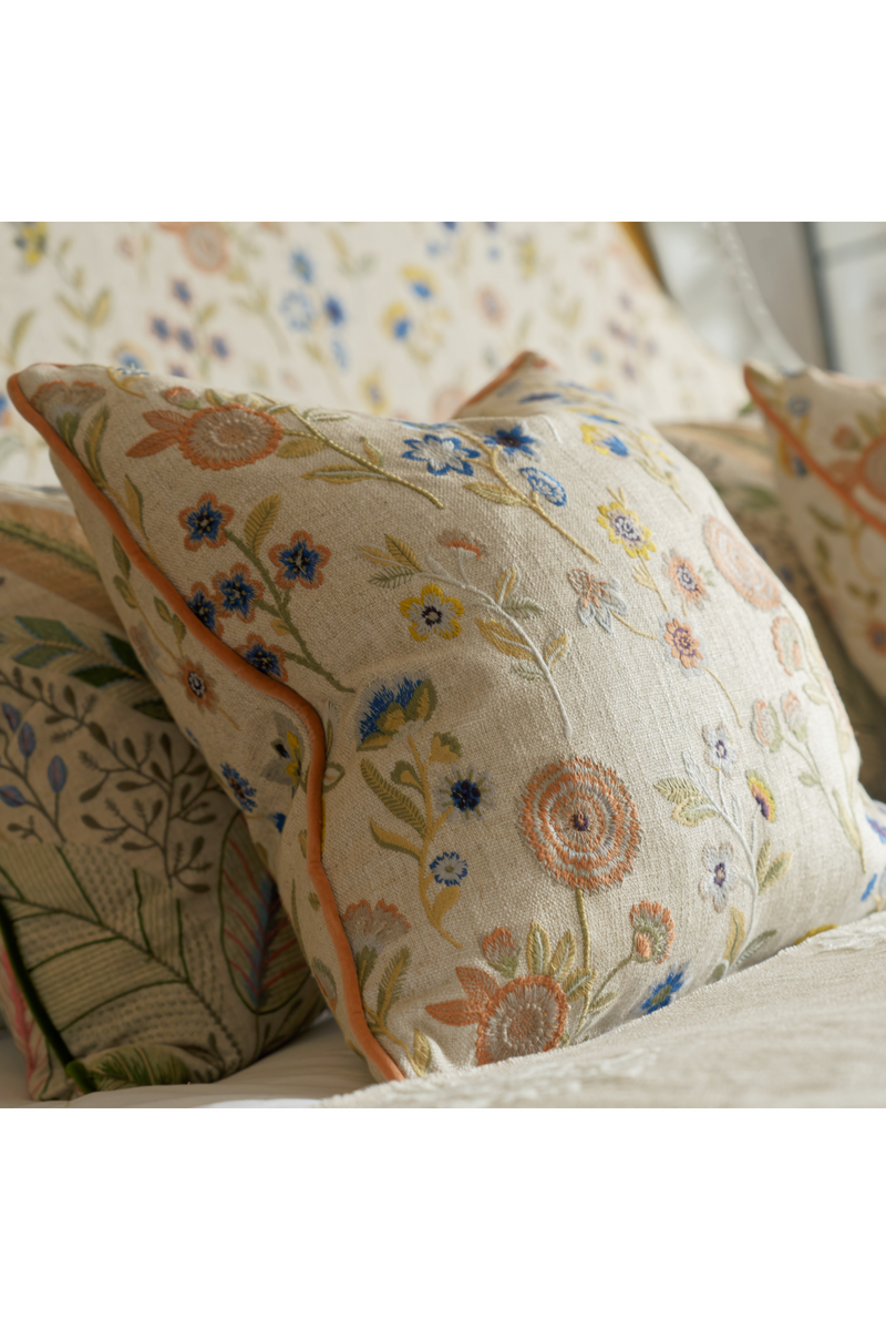 Floral Embroidered Cushion | Andrew Martin Fable | Oroatrade.com