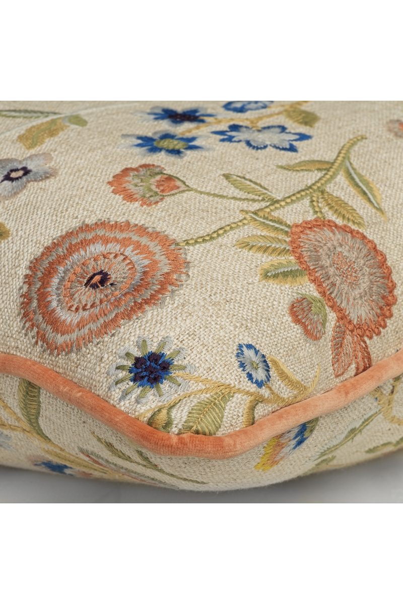 Floral Embroidered Cushion | Andrew Martin Fable | Oroatrade.com