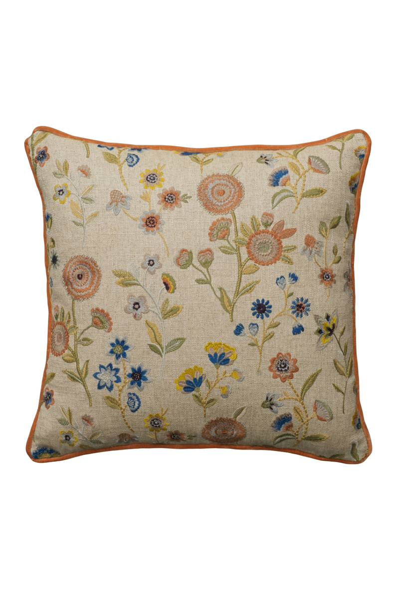 Floral Embroidered Cushion | Andrew Martin Fable | Oroatrade.com