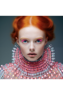 Bejeweled Lady Plexiglass Artwork | Andrew Martin Elizabeth | Oroatrade.com