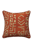Geometric Print Outdoor Cushion | Andrew Martin Trojan | Oroatrade.com
