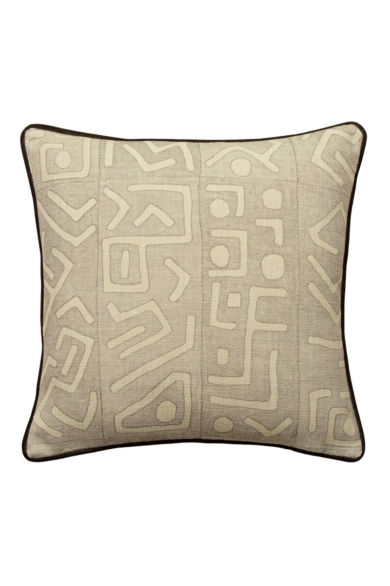 Geometric Print Outdoor Cushion | Andrew Martin Trojan | Oroatrade.com