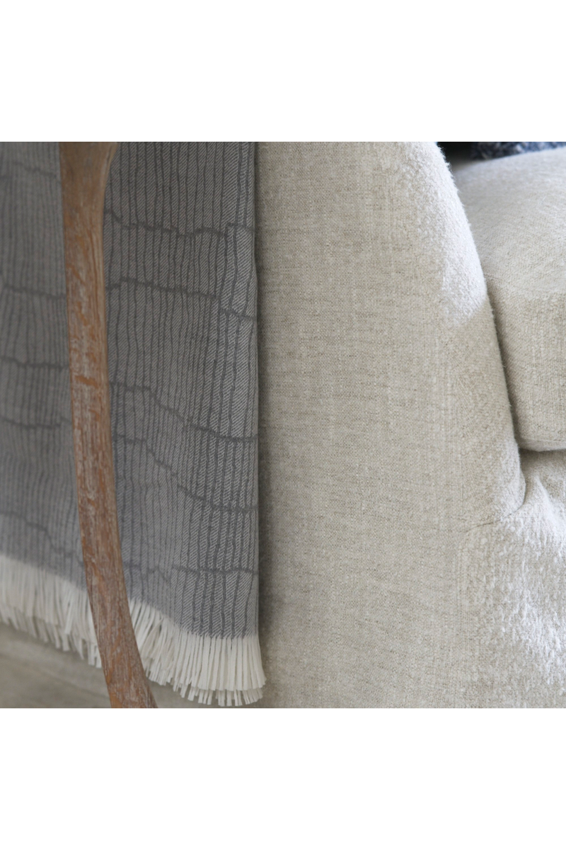 Merino Wool Trimmed Throw | Andrew Martin Canale | Oroatrade.com