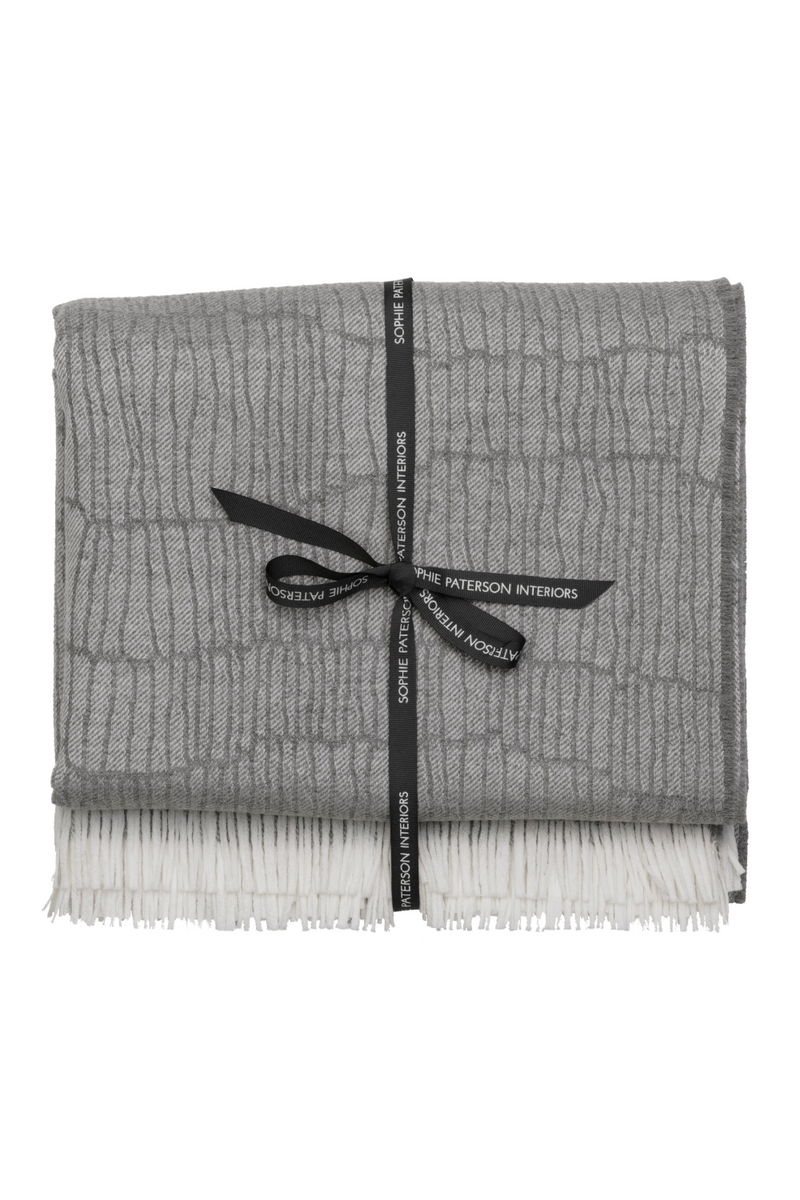 Merino Wool Trimmed Throw | Andrew Martin Canale | Oroatrade.com