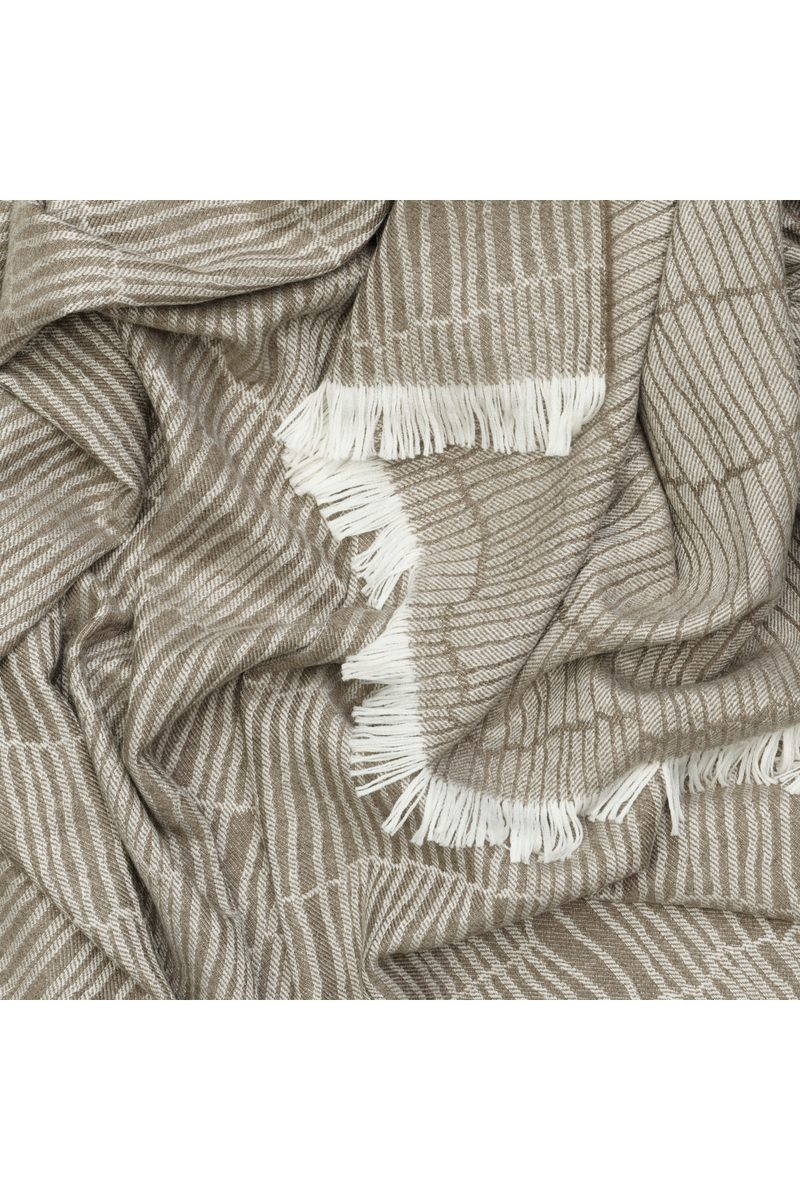 Merino Wool Trimmed Throw | Andrew Martin Canale | Oroatrade.com