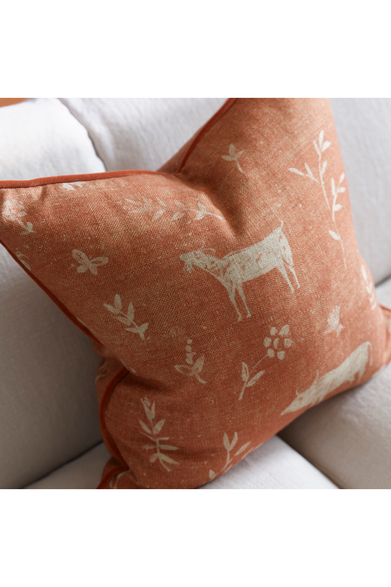 Wildlife Print Cushion | Andrew Martin Avebury | Oroatrade.com