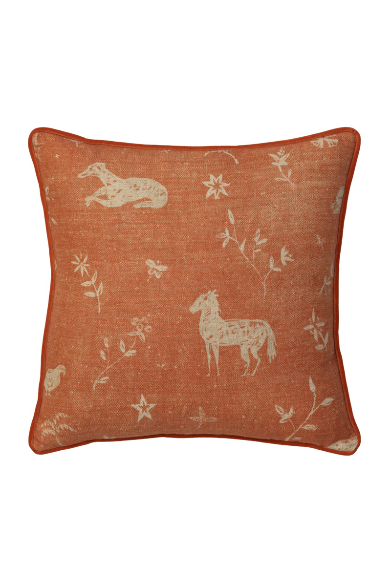 Wildlife Print Cushion | Andrew Martin Avebury | Oroatrade.com