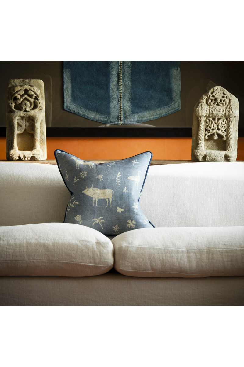 Wildlife Print Cushion | Andrew Martin Avebury | Oroatrade.com