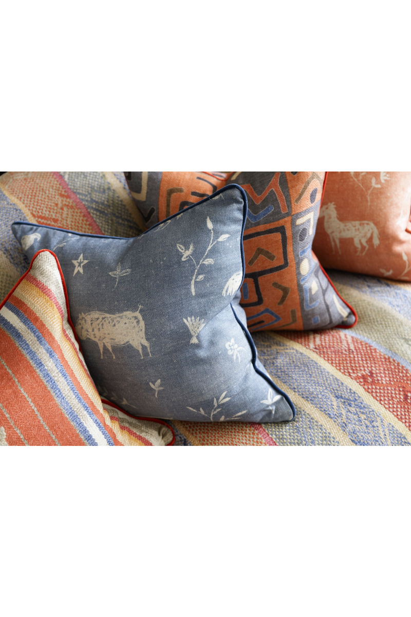 Wildlife Print Cushion | Andrew Martin Avebury | Oroatrade.com