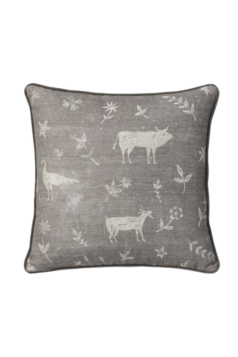 Wildlife Print Cushion | Andrew Martin Avebury | Oroatrade.com