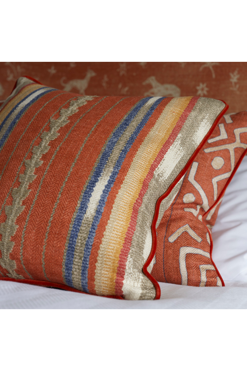 Vertical Stripe Throw Pillow | Andrew Martin Nineveh | Oroatrade.com