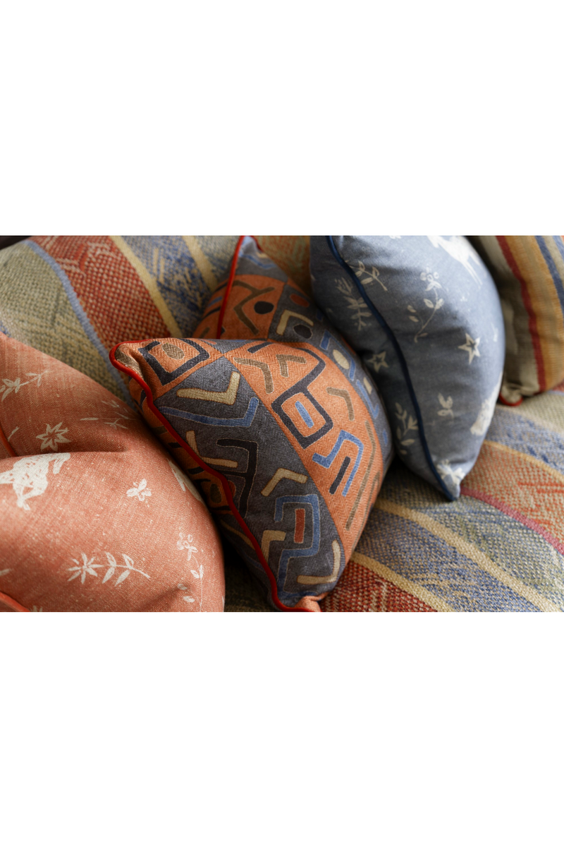 Geometric Patterned Throw Pillow | Andrew Martin Ashanti | Oroatarde.com