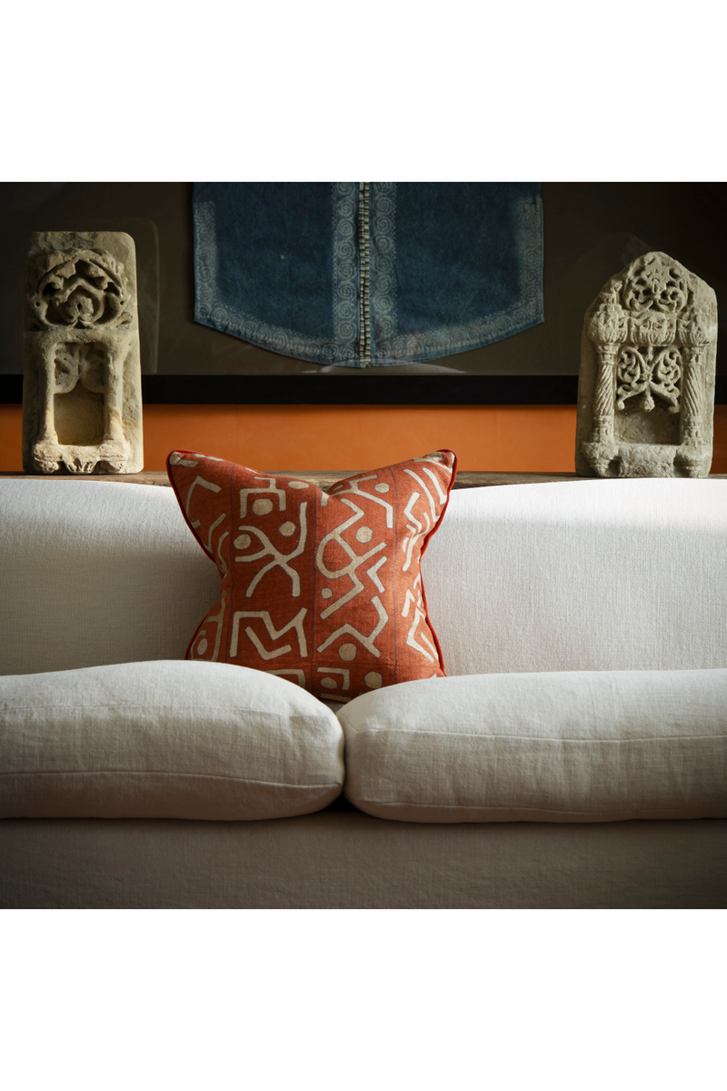 Geometric Patterned Throw Pillow | Andrew Martin Ashanti