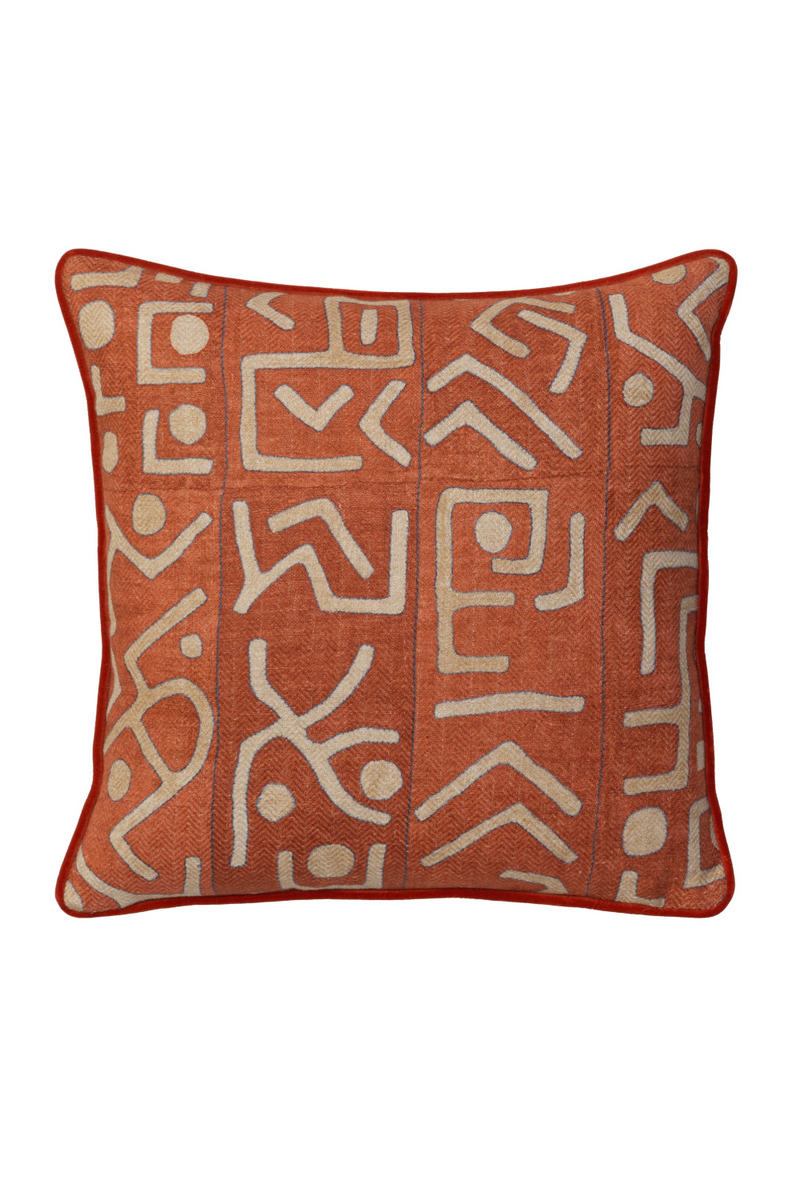 Geometric Patterned Throw Pillow | Andrew Martin Ashanti | Oroatarde.com