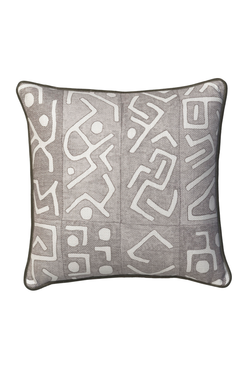 Geometric Patterned Throw Pillow | Andrew Martin Ashanti