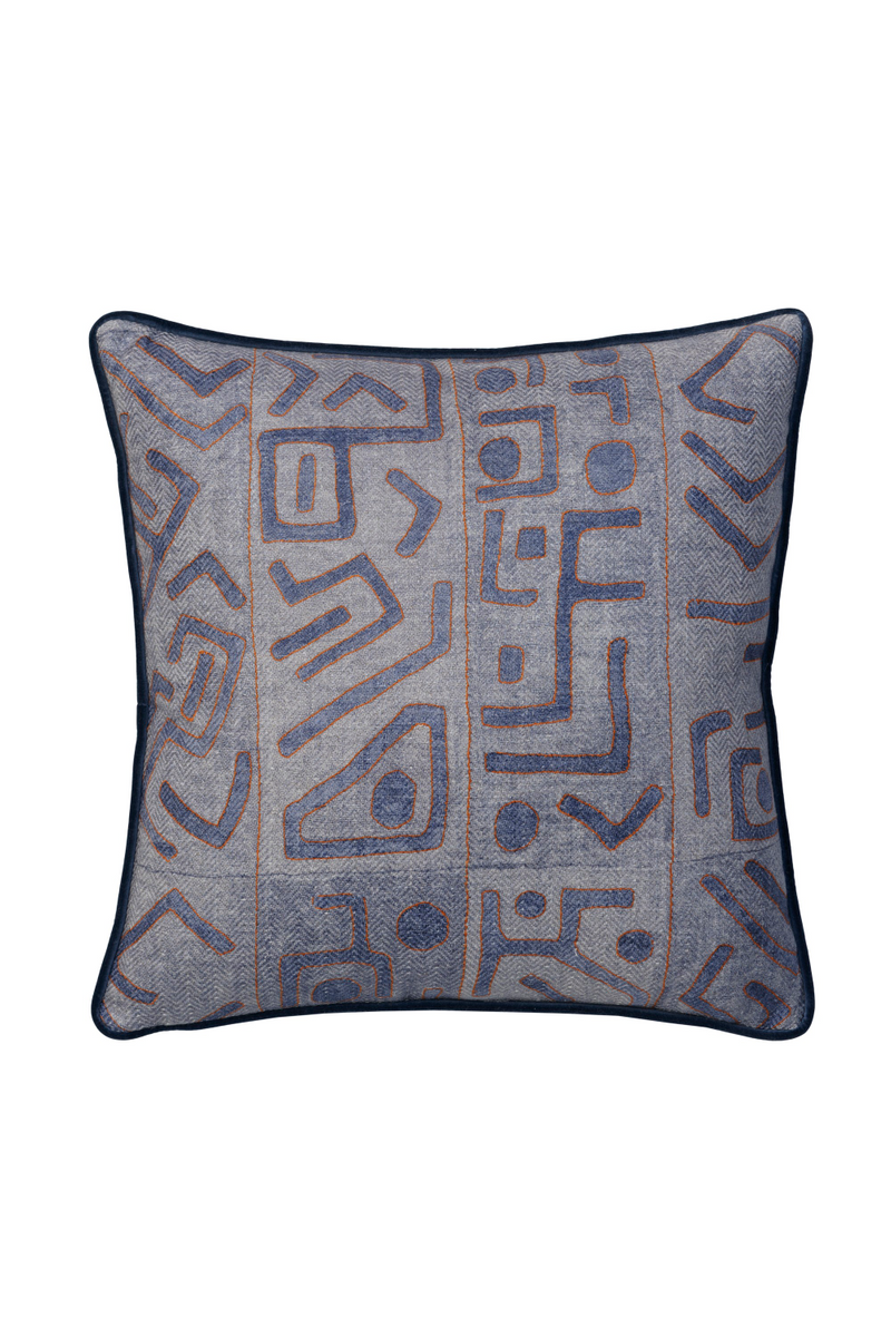 Geometric Patterned Throw Pillow | Andrew Martin Ashanti