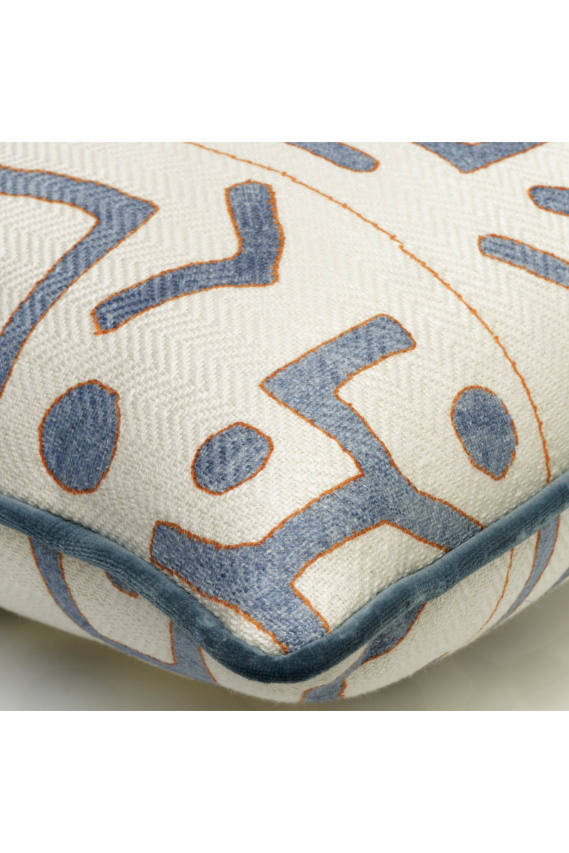 Geometric Patterned Throw Pillow | Andrew Martin Ashanti