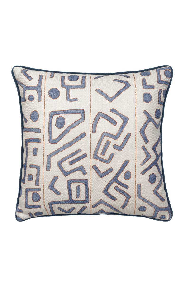 Geometric Patterned Throw Pillow | Andrew Martin Ashanti