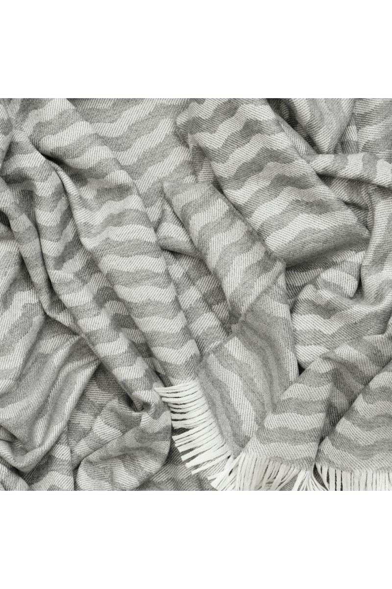 Wavy Pattern Wool Throw | Andrew Martin Fosca | Oroatrade.com