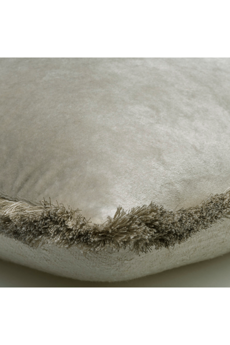 Two-Tone Trimmed Velvet Cushion | Andrew Martin Venetia | Oroatrade.com