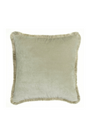 Two-Tone Trimmed Velvet Cushion | Andrew Martin Venetia | Oroatrade.com