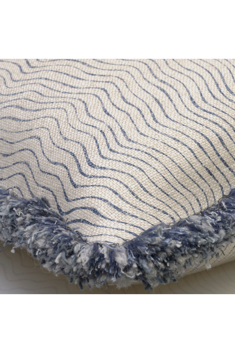 Wavy Pattern Linen Cushion | Andrew Martin Canalasso | Oroatrade.com