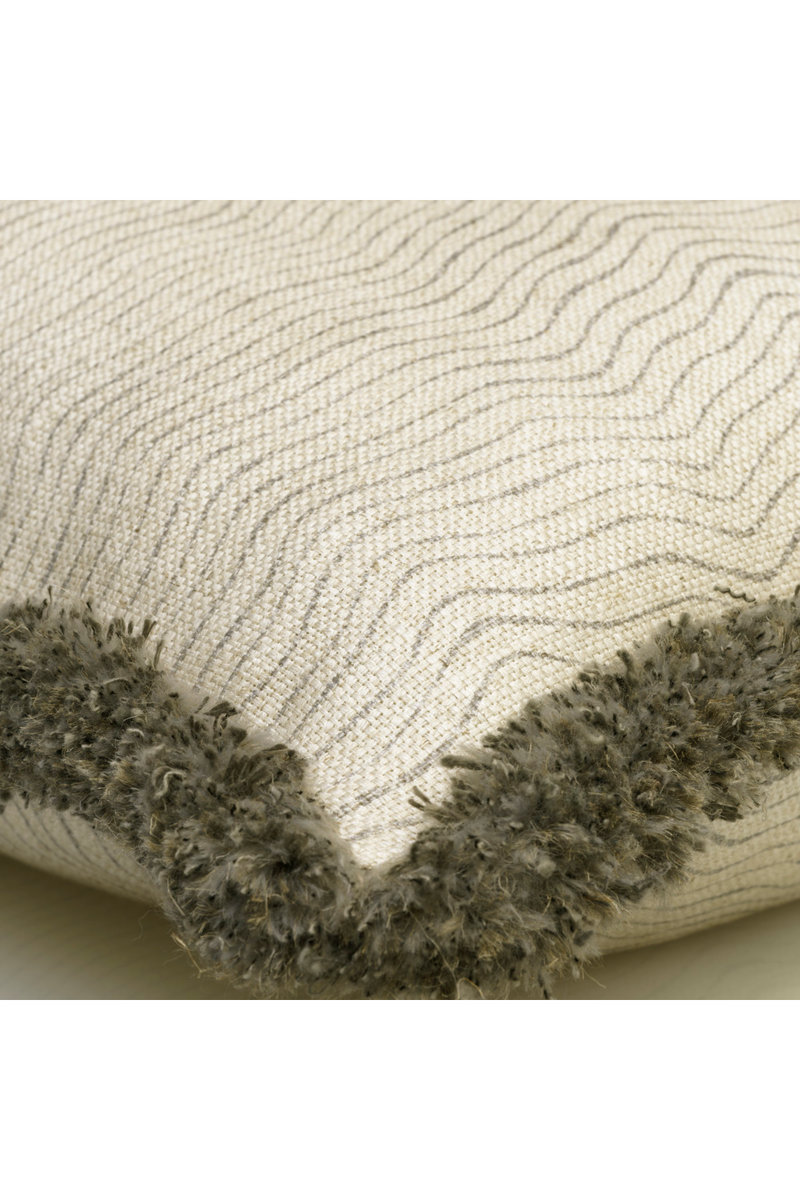 Wavy Pattern Linen Cushion | Andrew Martin Canalasso | Oroatrade.com