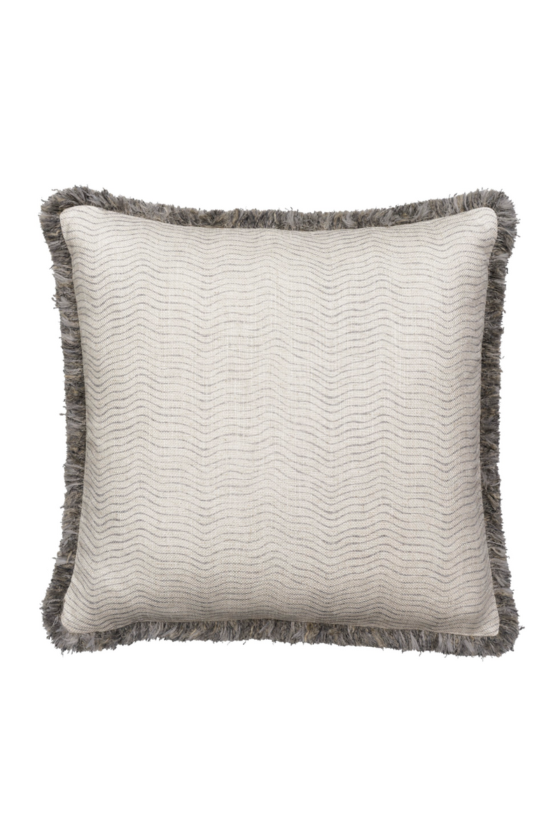 Wavy Pattern Linen Cushion | Andrew Martin Canalasso | Oroatrade.com