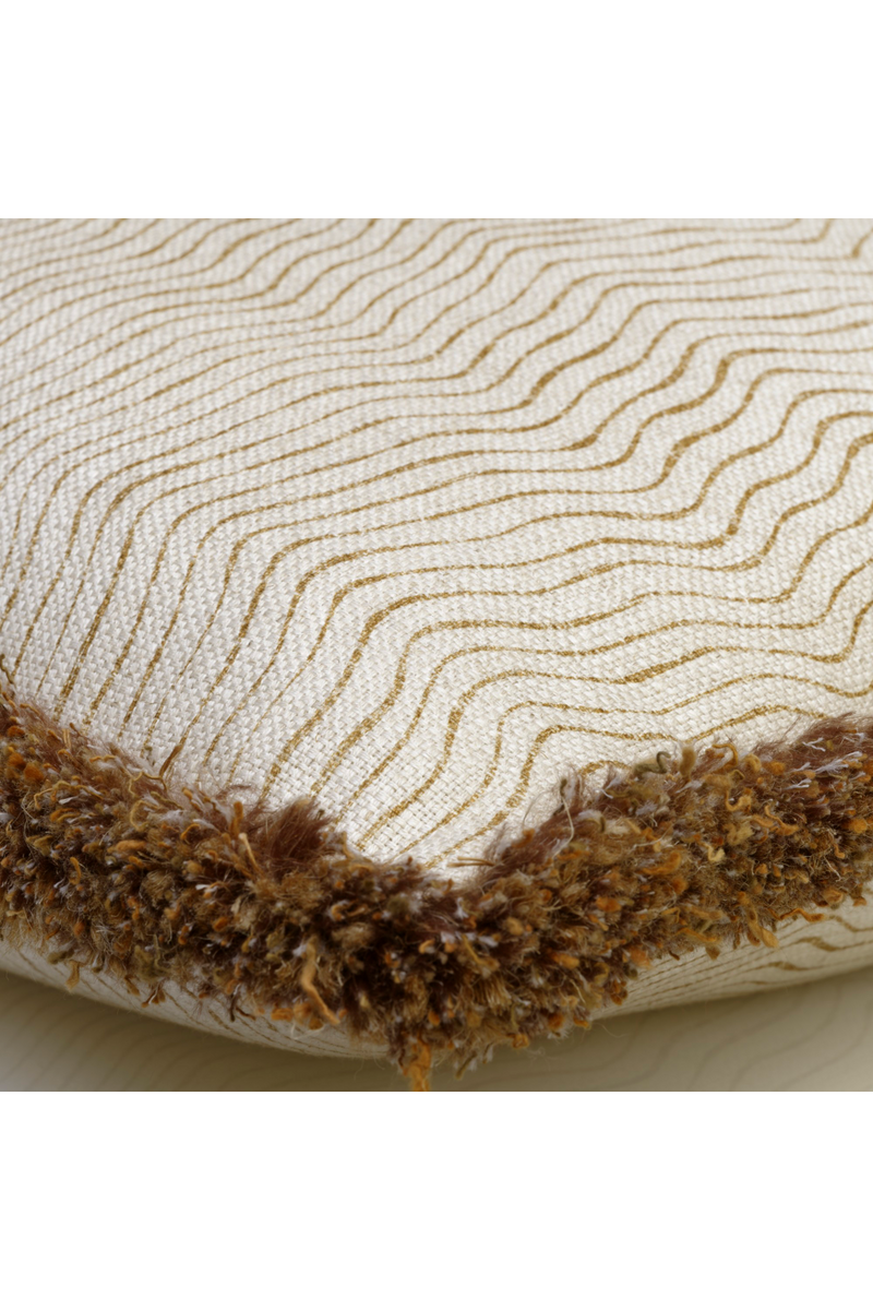 Wavy Pattern Linen Cushion | Andrew Martin Canalasso | Oroatrade.com