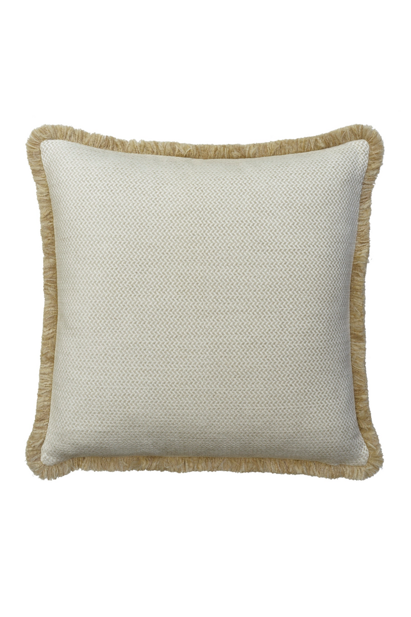 Chenille Herringbone Trimmed Cushion | Andrew Martin Sanremo | Oroatrade.com