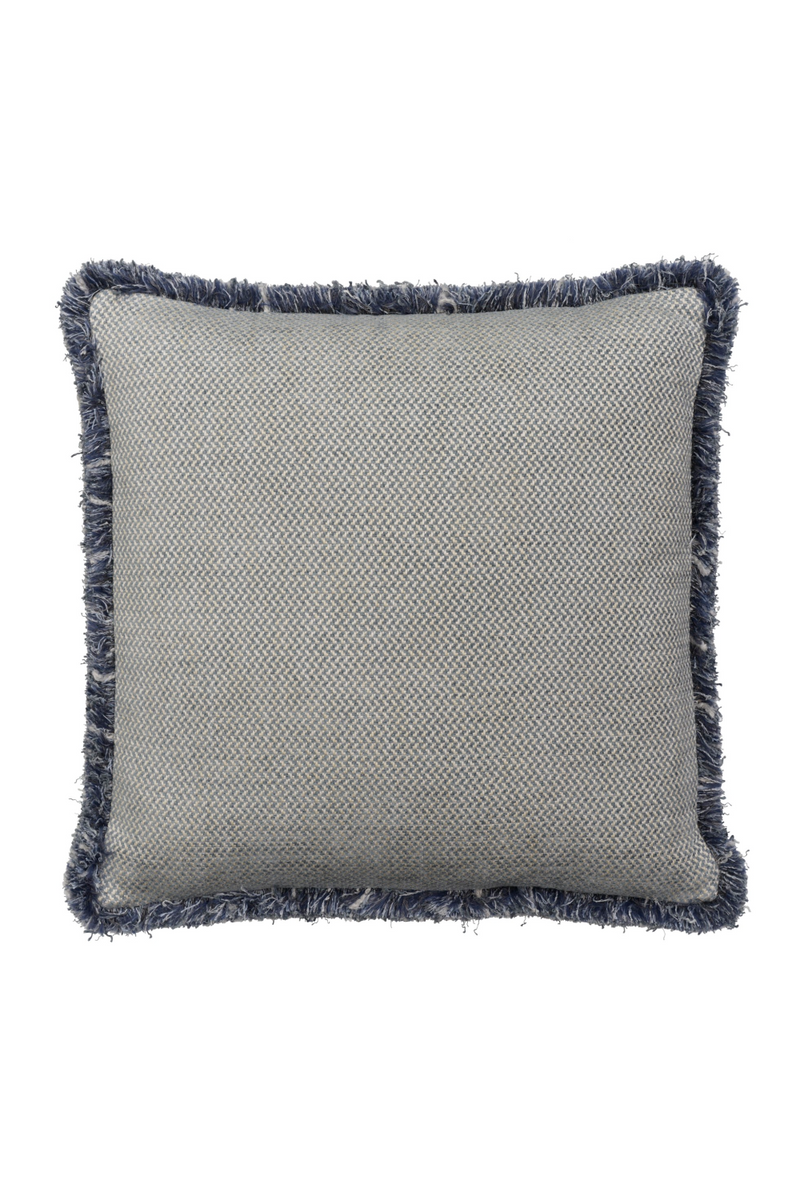 Chenille Herringbone Trimmed Cushion | Andrew Martin Sanremo | Oroatrade.com