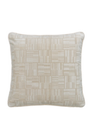 Geometric Epingle Velvet Cushion | Andrew Martin Lexington | Oroatrade.com