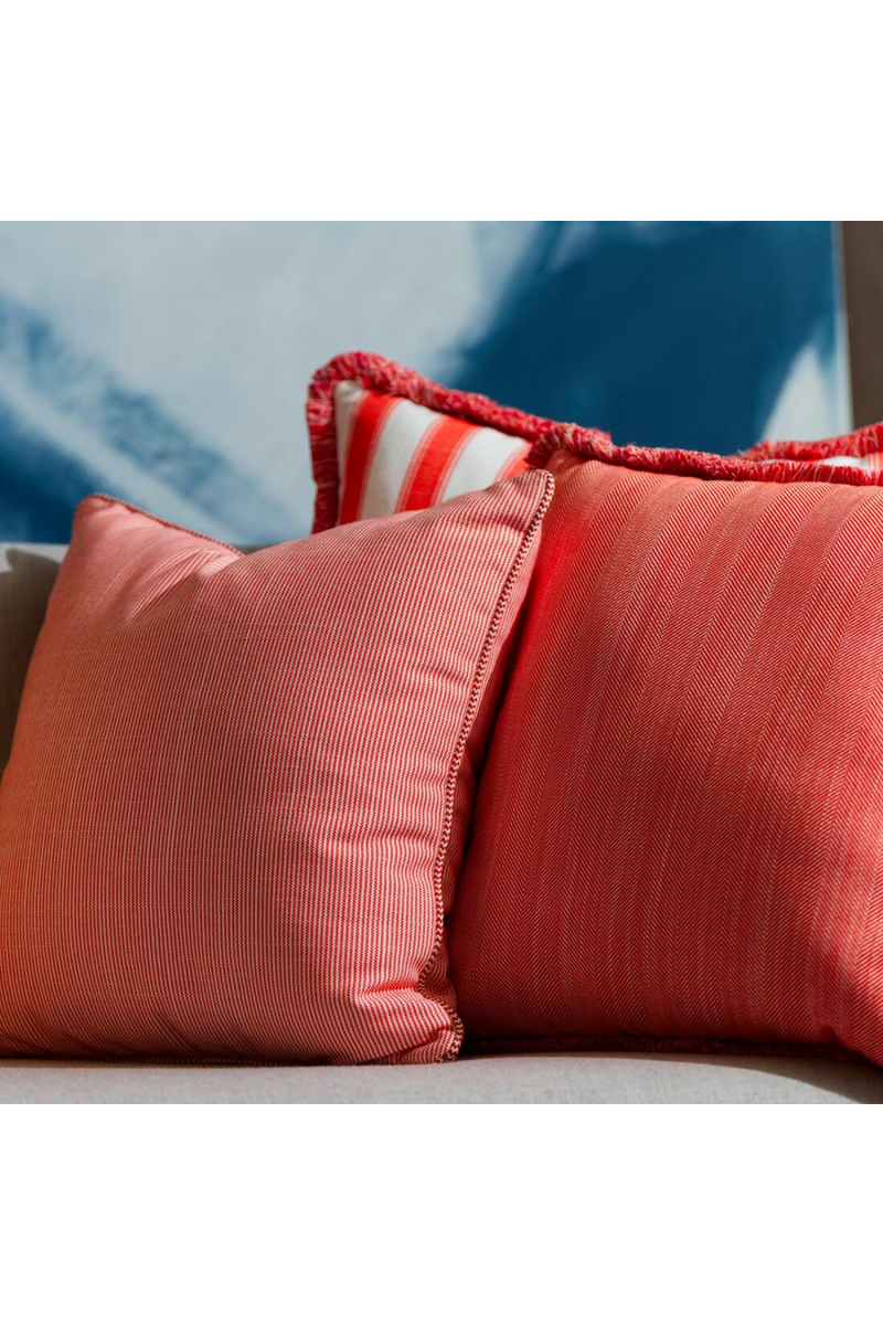 Piped Outdoor Cushion | Andrew Martin Espadrille | Oroatrade.com