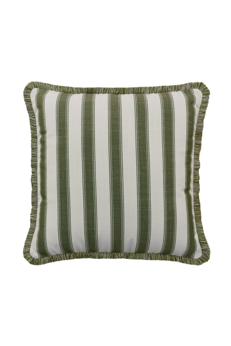 Trimmed Stripe Outdoor Cushion | Andrew Martin Tote | Oroatrade.com