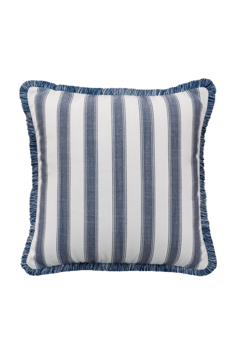 Trimmed Stripe Outdoor Cushion | Andrew Martin Tote | Oroatrade.com