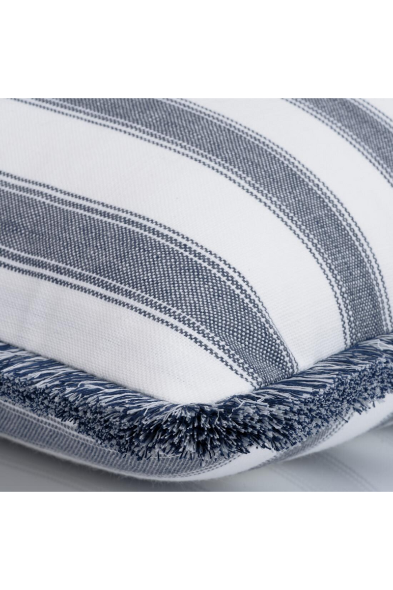 Trimmed Stripe Outdoor Cushion | Andrew Martin Tote | Oroatrade.com