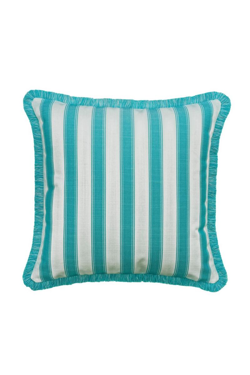 Trimmed Stripe Outdoor Cushion | Andrew Martin Tote | Oroatrade.com