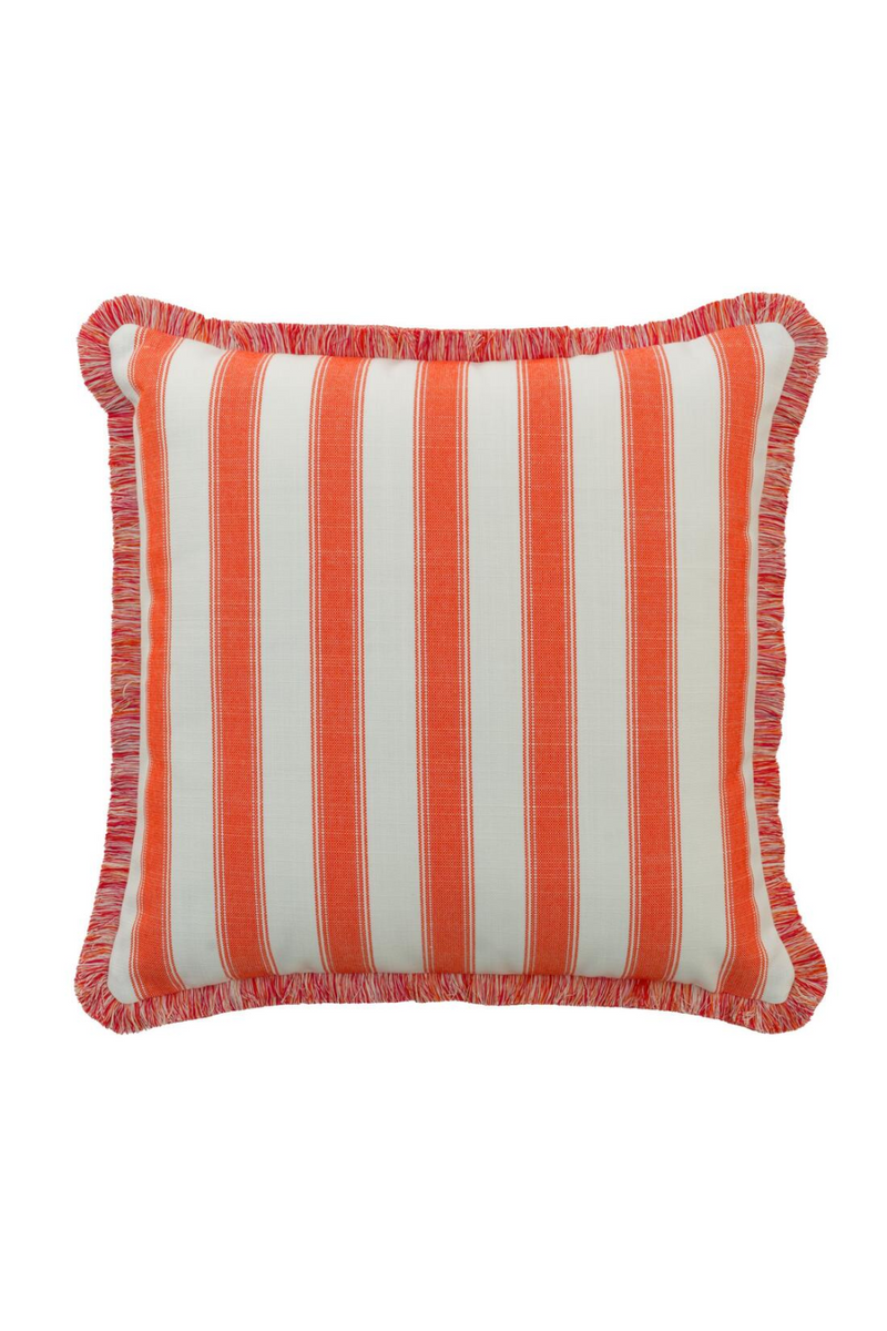 Trimmed Stripe Outdoor Cushion | Andrew Martin Tote | Oroatrade.com