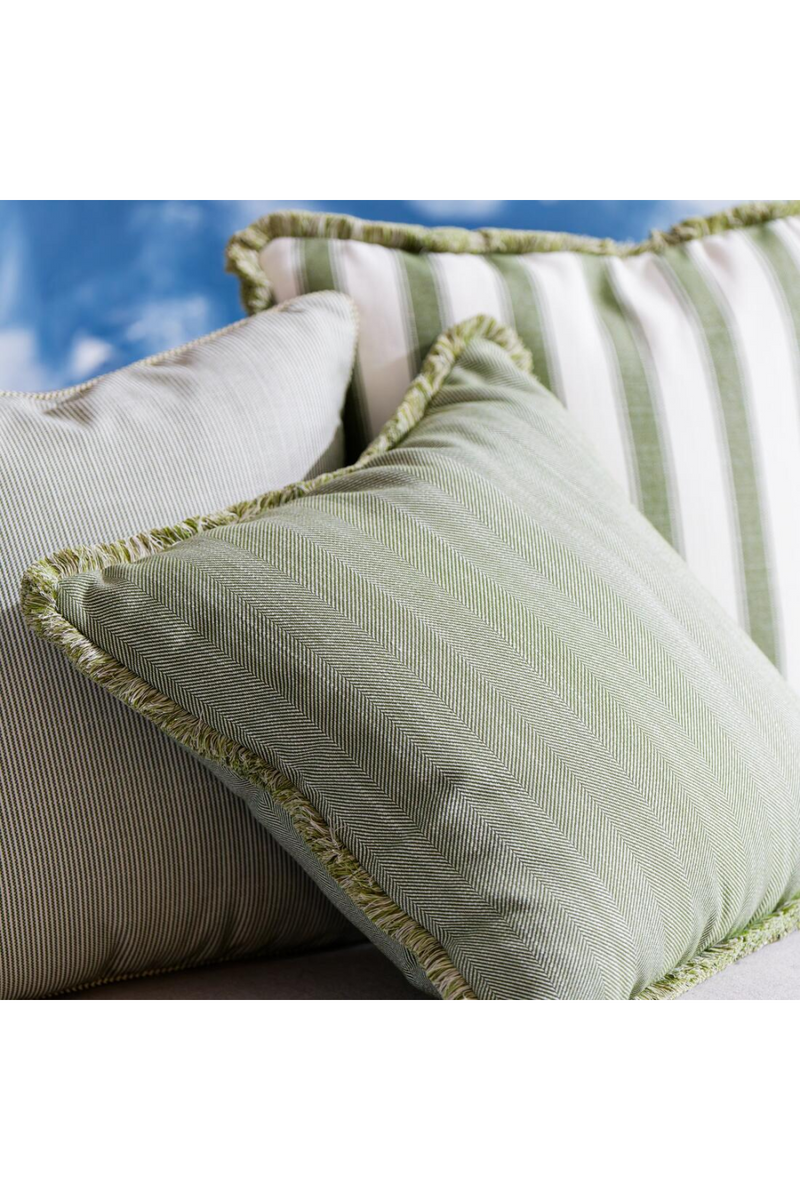 Herringbone Weave Outdoor Cushion | Andrew Martin Riviera | Oroatrade.com