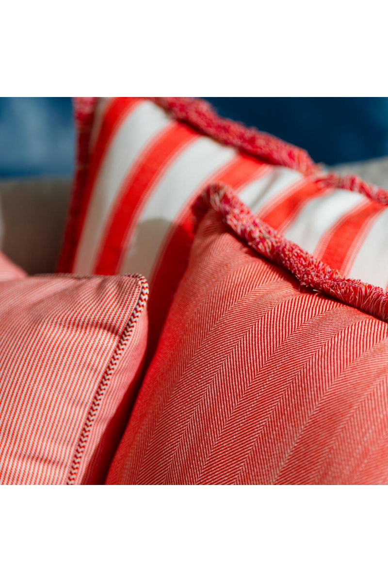 Herringbone Weave Outdoor Cushion | Andrew Martin Riviera | Oroatrade.com