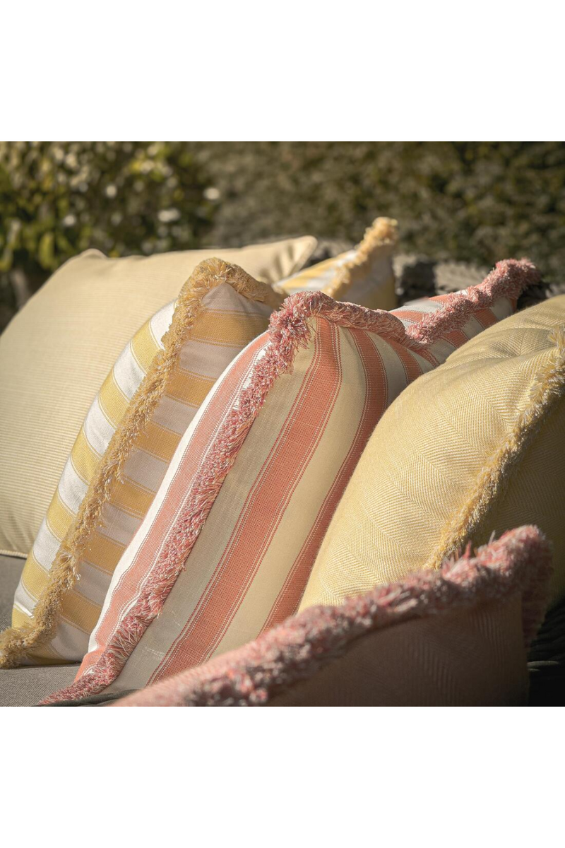 Herringbone Weave Outdoor Cushion | Andrew Martin Riviera | Oroatrade.com