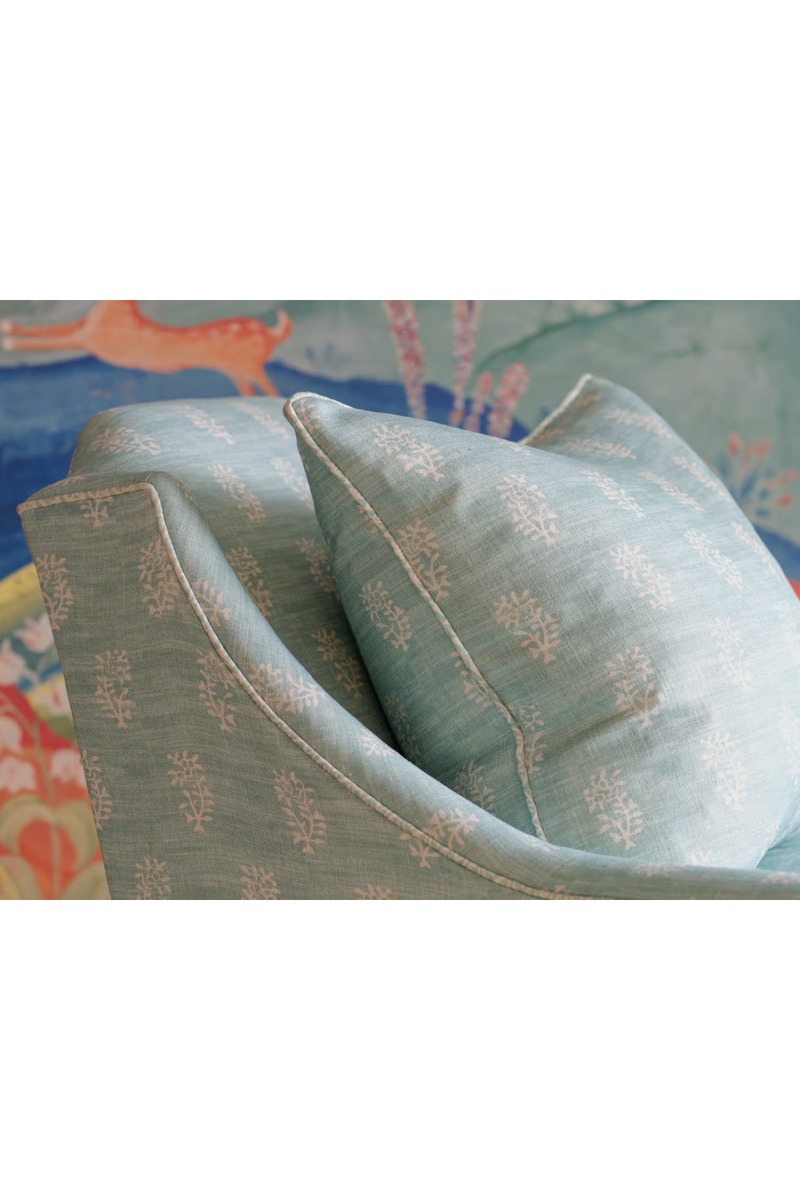 Floral Linen Cushion | Andrew Martin Thyme | Oroatrade.com