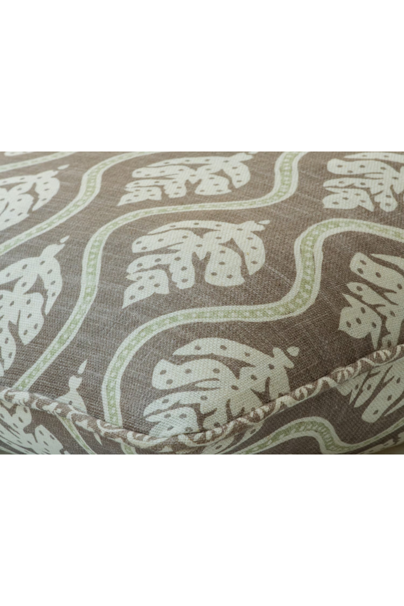 Leaf Motif Cushion | Andrew Martin Fig | Oroatrade.com